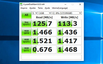 Benchmark do HD Híbrido.