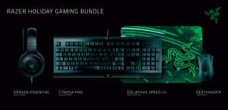 Kit é composto por quatro itens da Razer Kit é composto por quatro itens da Razer