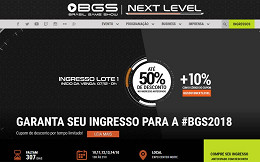 BGS 2018 já tem ingressos à venda