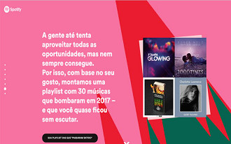 São duas playlist montadas para cada usuário, uma com as mais ouvidas e outra com as que passaram batido