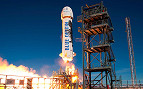Blue Origin realiza lançamento após 1 ano longe dos testes Blue Origin realiza lançamento após 1 ano longe dos testes