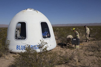 Cápsula que será utilizada no turismo espacial