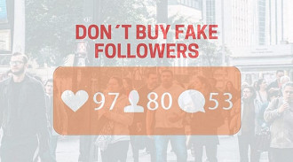 Instagram: Não compre seguidores