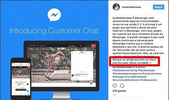 Instagram: peça para deixarem comentários