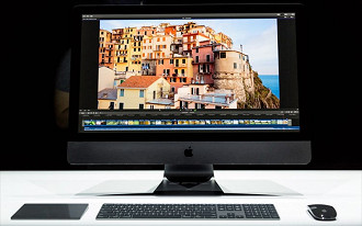 Foto apresentação iMac Pro.