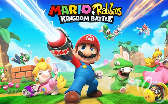 Mario + Rabbids Kingdom Battle é grande destaque nesta promoção.