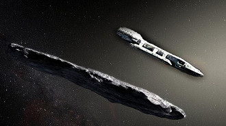 Alguns dizem que o asteroide seria uma nave disfarçada
