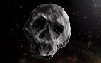 Asteroide em forma de caveira deve se aproximar da Terra em 2018 Asteroide em forma de caveira deve se aproximar da Terra em 2018