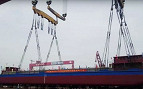China inaugura primeiro navio cargueiro totalmente elétrico China inaugura primeiro navio cargueiro totalmente elétrico