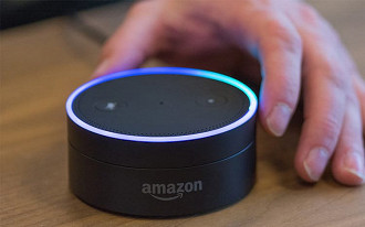 Amazon Echo Dot.