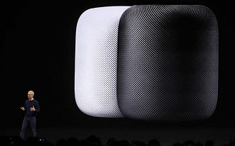 HomePod da Apple, com lançamento previsto para os primeiros meses deste ano.