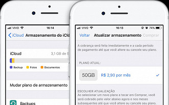 Com a adoção do real, preço do iCloud despencou. 