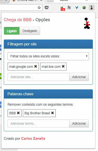 Outra extensão de fácil manuseio