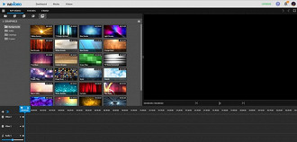 WeVideo oferece timeline como a dos grandes programas de edição