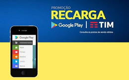 Tim tem promoção de recarga que gera R$ 10 de bônus para resgatar na Google Play
