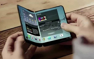 Smartphone dobrável da Samsung