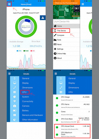 Aplicativo Lirum Device Info Lite