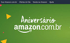 Amazon oferece descontos de 80% em seus produtos em comemoração aos 5 anos no Brasil Amazon oferece descontos de 80% em seus produtos em comemoração aos 5 anos no Brasil