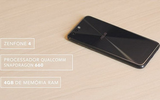 Asus Zenfone 4 com 4GB de memória RAM e Snapdragon 660