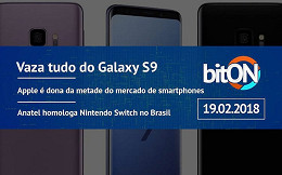 bitON 19/02 - Vaza tudo do Galaxy S9 | Apple rende 50% do mercado de celulares | Anatel homologa Switch bitON 19/02 - Vaza tudo do Galaxy S9 | Apple rende 50% do mercado de celulares | Anatel homologa Switch