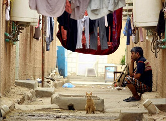 Local usado pela construtora para recolher seus funcionários