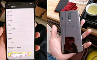 OnePlus 6 notch - suposta foto vazada