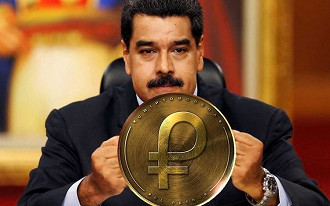Donald Trump proíbe a compra de criptomoeda venezuelana.
