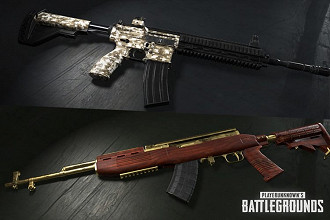 Novas skins para armas.