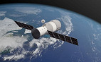 Estação espacial Tiangong-1 cai no Pacífico Estação espacial Tiangong-1 cai no Pacífico