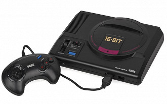 A máquina Genesis, da Sega.