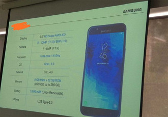 Imagem vazada mostra especificações técnicas de novo modelo intermediário da Samsung. (Fonte: GS Marena)