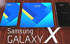 Rumores apontam Galaxy X com duas telas Rumores apontam Galaxy X com duas telas