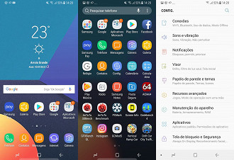 Android 7.1.1 no Galaxy A8