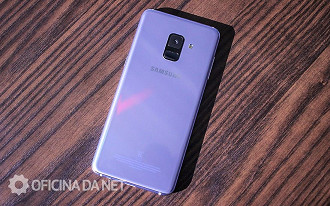 Câmera traseira do Galaxy A8