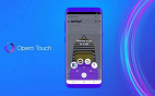 Opera Touch é um navegador para Android, voltado aos dispositivos móveis Opera Touch é um navegador para Android, voltado aos dispositivos móveis