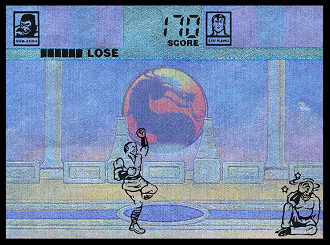 Mortal Kombat da Tiger Eletronics, publicado em 1993. 