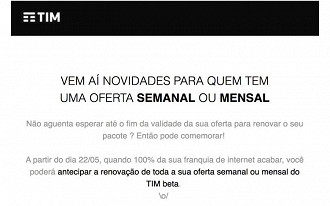 Comunicado da TIM