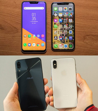 É um iPhone ou um Zenfone?
