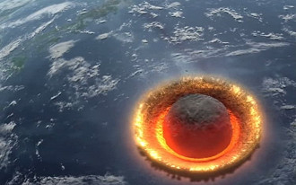 NASA acompanha asteroide antes de impactar com a atmosfera terrestre.