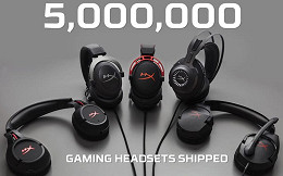 HyperX: 5 milhões de headsets vendidos no mundo todo HyperX: 5 milhões de headsets vendidos no mundo todo