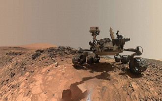 Curiosity em Marte. Créditos da foto: NASA/JPL-Caltech/MSSS