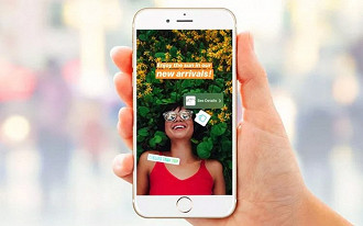 Instagram com opção de venda nas stories