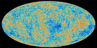 Com dados sobre radiação cósmica captada pelo telescópio Planck foi possível montar esse mapa do universo quando ele tinha apenas 380 mil anos de idade