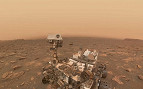 Sonda da NASA registra imagens raras de dunas azuis em Marte Sonda da NASA registra imagens raras de dunas azuis em Marte