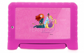 Tablet Infantil Disney Princesas Plus Multilaser