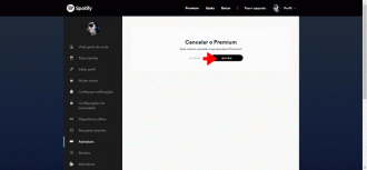 Cancelar versão Premium do Spotify