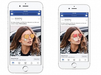 Facebook começa a ofertar anúncios em realidade aumentada . Facebook começa a ofertar anúncios em realidade aumentada .