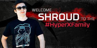 Shroud o novo embaixador da HyperX