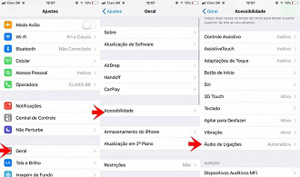 Configuração para atender chamadas automaticamente no iPhone com iOS 11