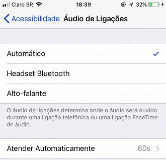 Configure a forma como as ligações são atendidas.